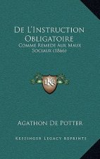 De L'Instruction Obligatoire: Comme Remede Aux Maux Sociaux (1866)