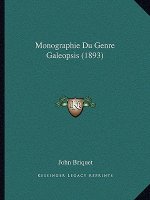 Monographie Du Genre Galeopsis (1893)