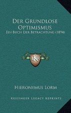 Der Grundlose Optimismus: Ein Buch Der Betrachtung (1894)