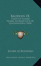 Baudoin IX: Comte De Flandre Premier Empereur Latin De Constantinople (1854)