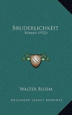Bruderlichkeit: Roman (1922)