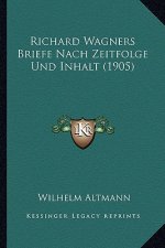 Richard Wagners Briefe Nach Zeitfolge Und Inhalt (1905)