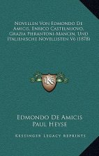 Novellen Von Edmondo De Amicis, Enrico Castelnuovo, Grazia Pierantoni-Mancin, Und Italienische Novellisten V6 (1878)