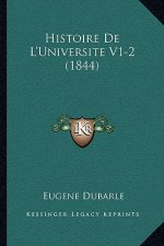 Histoire De L'Universite V1-2 (1844)