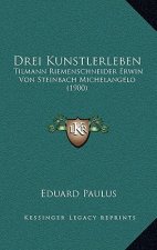 Drei Kunstlerleben: Tilmann Riemenschneider Erwin Von Steinbach Michelangelo (1900)