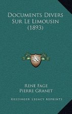 Documents Divers Sur Le Limousin (1893)