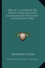 Druck U. Schmuck Des Neuen Evangelischen Gesangbuches Fur Elsass-Lothringen (1903)