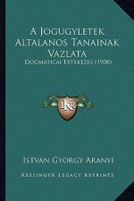 A Jogugyletek Altalanos Tanainak Vazlata: Dogmaticai Ertekezes (1908)