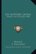 Les Auteurs Latins: Horace, Art Poetique (1858)