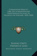 Commissions Bericht Uber Die Schwarzwalder Industrieausstellung Zu Villingen Im Spatjahr, 1858 (1858)