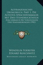 Altfranzosisches Ubungsbuch, Part 1, Die Altesten Sprachdenkmaler Mit Zwei Steindrucktafeln: Zum Gebrauch Bei Vorlesungen Und Seminarubungen (1902)