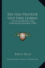 Die Hau-Prozesse Und Ihre Lehren: Auch Ein Beitrag Zur Strafprozessreform (1908)
