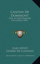 Canton de Domfront: Essai de Bibliographie Cantonale (1887)