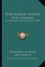 Don Karlos, Infant Von Spanien: Ein Dramatisches Gedicht (1907)