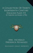 A Collection Of Thirty Eighteenth Century English Plays V1: By Various Authors (1798)