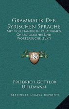 Grammatik Der Syrischen Sprache: Mit Vollstandigen Paradigmen, Chrestomathie Und Worterbuche (1857)