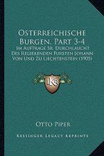 Osterreichische Burgen, Part 3-4: Im Auftrage Sr. Durchlaucht Des Regierenden Fursten Johann Von Und Zu Liechtenstein (1905)