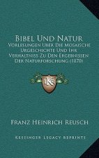 Bibel Und Natur: Vorlesungen Uber Die Mosaische Urgeschichte Und Ihr Verhaltniss Zu Den Ergebnissen Der Naturforschung (1870)