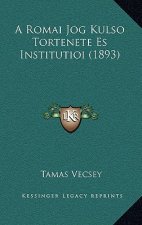 A Romai Jog Kulso Tortenete Es Institutioi (1893)