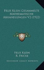 Felix Klein Gesammelte Mathematische Abhandlungen V2 (1922)