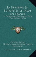 La Reforme En Europe Et Le Salut En France: Le Programme Des Unions De La Paix Sociale (1876)