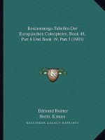 Bestimmungs-Tabellen Der Europaischen Coleopteren, Book 48, Part 8 Und Book 19, Part 3 (1903)
