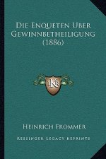 Die Enqueten Uber Gewinnbetheiligung (1886)