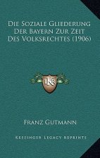 Die Soziale Gliederung Der Bayern Zur Zeit Des Volksrechtes (1906)