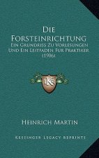 Die Forsteinrichtung: Ein Grundriss Zu Vorlesungen Und Ein Leitfaden Fur Praktiker (1906)