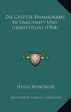 Die Gesetze Hammurabis In Umschrift Und Ubersetzung (1904)