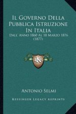 Il Governo Della Pubblica Istruzione In Italia: Dall' Anno 1860 Al 18 Marzo 1876 (1877)