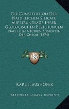 Die Constitution Der Naturlichen Silicate Auf Grundlage Ihrer Geologischen Beziehungen: Nach Den Neueren Ansichten Der Chemie (1874)