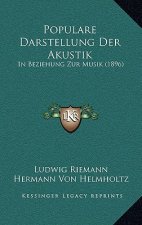 Populare Darstellung Der Akustik: In Beziehung Zur Musik (1896)