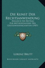 Die Kunst Der Rechtsanwendung: Zugleich Ein Beitrag Zur Methodenlehre Der Geisteswissenschaften (1907)