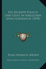 Die Begriffe Fleisch Und Geist Im Biblischen Sprachgebrauch (1878)