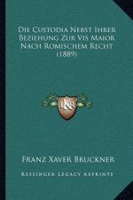 Die Custodia Nebst Ihrer Beziehung Zur Vis Maior Nach Romischem Recht (1889)