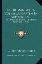 Die Romanischen Volksmundarten In Sudtirol V1: Literatur Einletung Lautlehre Idioticon (1870)