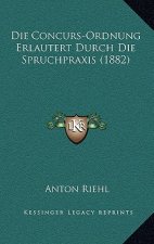 Die Concurs-Ordnung Erlautert Durch Die Spruchpraxis (1882)