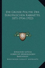 Die Grosse Politik Der Europaischen Kabinette, 1871-1914 (1922)