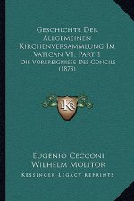 Geschichte Der Allgemeinen Kirchenversammlung Im Vatican V1, Part 1: Die Vorereignisse Des Concils (1873)
