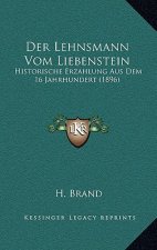 Der Lehnsmann Vom Liebenstein: Historische Erzahlung Aus Dem 16 Jahrhundert (1896)