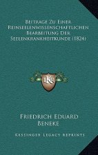Beitrage Zu Einer Reinseelenwissenschaftlichen Bearbeitung Der Seelenkrankheitkunde (1824)