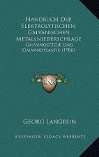 Handbuch Der Elektrolytischen, Galvanischen Metallniederschlage: Galvanostegie Und Galvanoplastik (1906)