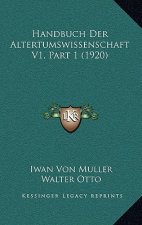 Handbuch Der Altertumswissenschaft V1, Part 1 (1920)