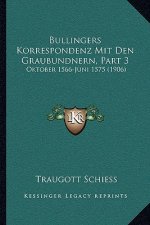 Bullingers Korrespondenz Mit Den Graubundnern, Part 3: Oktober 1566-Juni 1575 (1906)