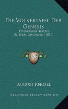 Die Volkertafel Der Genesis: Ethnographische Untersuchungen (1850)