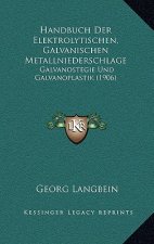 Handbuch Der Elektrolytischen, Galvanischen Metallniederschlage: Galvanostegie Und Galvanoplastik (1906)