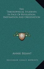 The Theosophical Students In Face Of Revelation, Inspiration And Observation