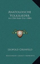 Anatoloische Volkslieder: Aus Der Kaba Dili (1888)