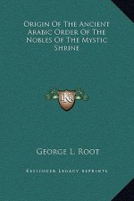 Origin Of The Ancient Arabic Order Of The Nobles Of The Mystic Shrine